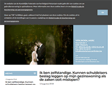 Tablet Screenshot of notarismarcverlinden.be